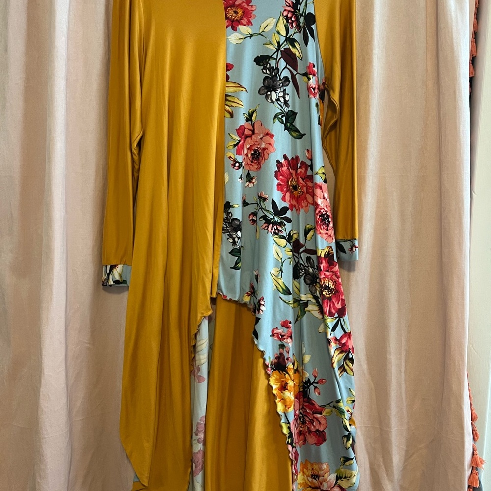 Floral Mustard Tunic